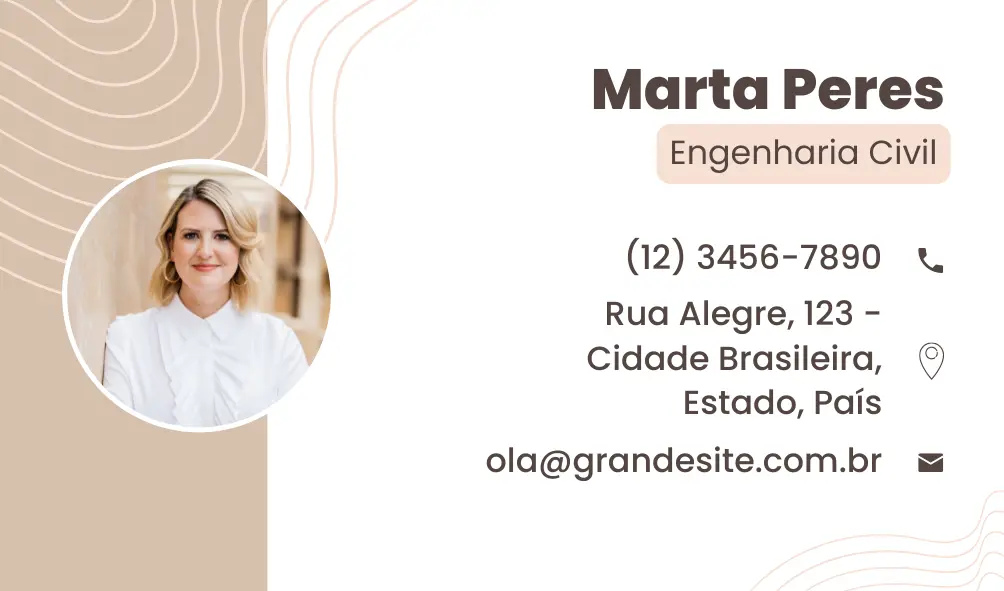 Cartões de visita podem ser totalmente personalizados para transmitir a identidade única da sua empresa.