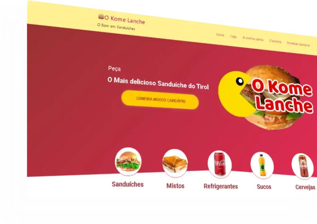 Criação de Sites para Delivery